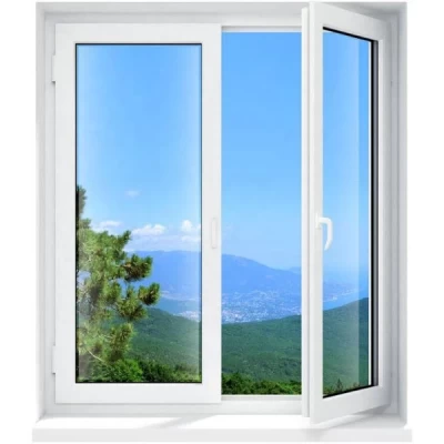 High quality upvc windows doors pvc swing glass window vinyl window