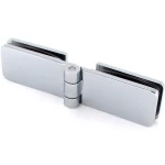Bathroom hardware heavy duty long folding 180 degree shower door glass to glass free hinge