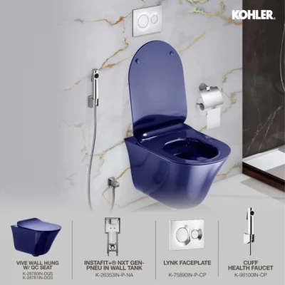 VIVE INDIGO TOILET COMBO